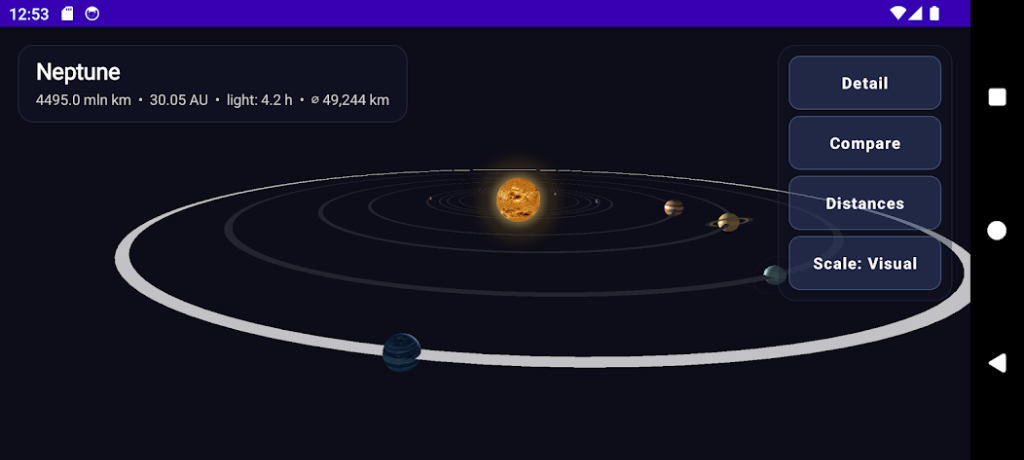 Our Solar System — Game Screenshot in Google Play